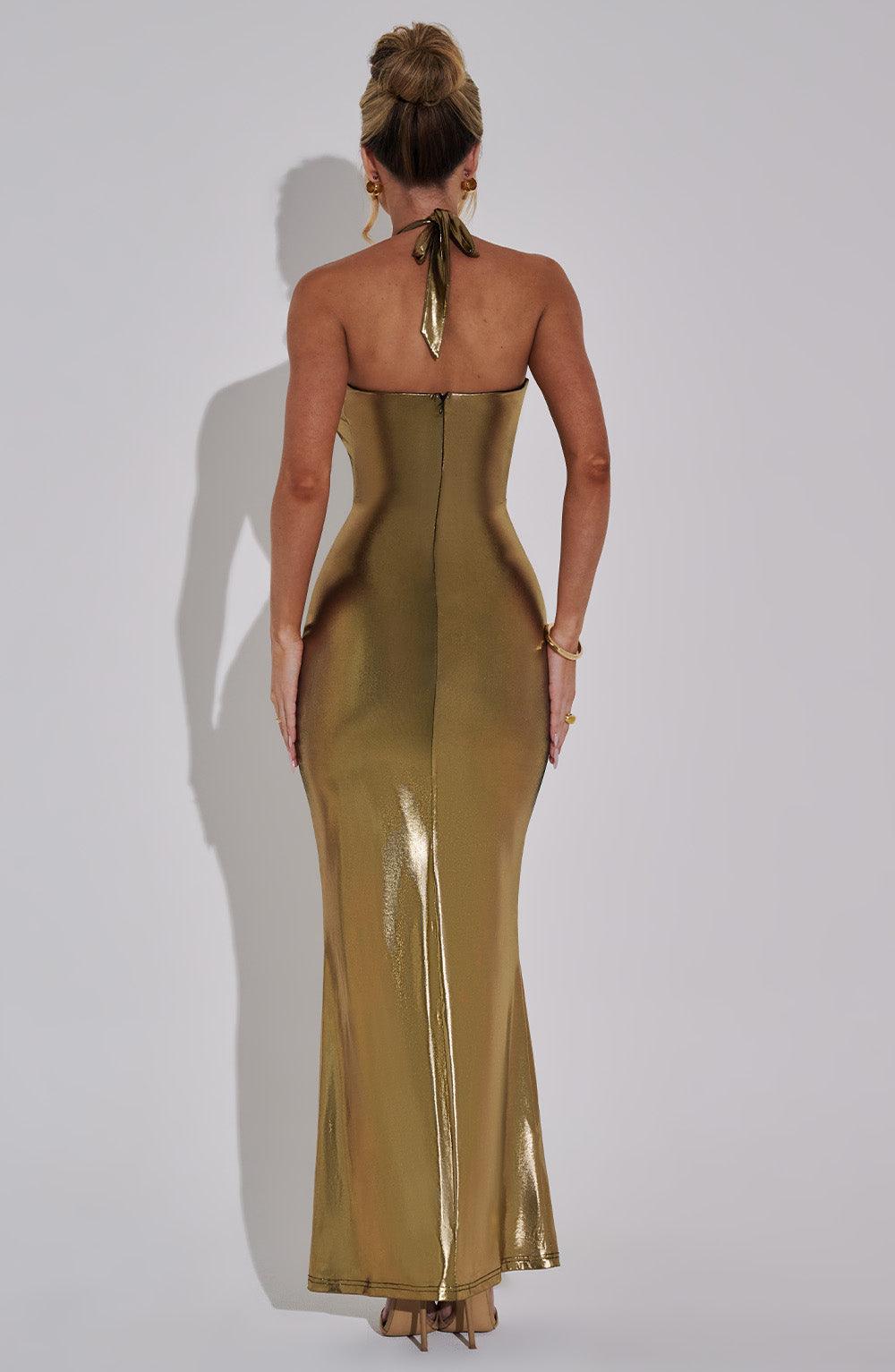 Chrishelle Maxi Dress - Gold