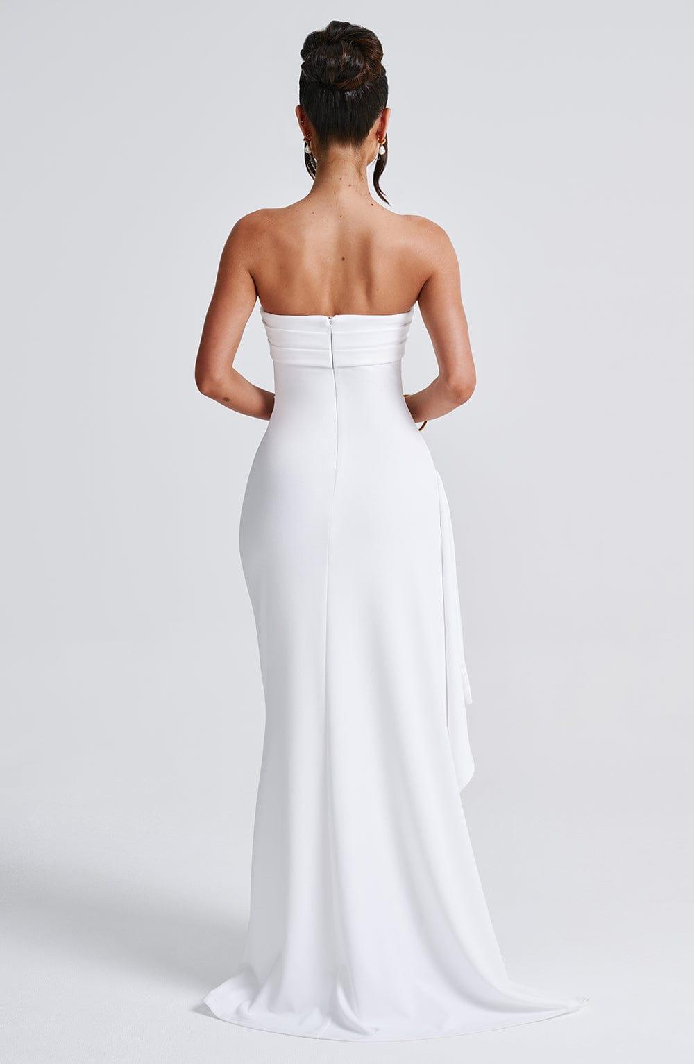 Zafira Maxi Dress - White