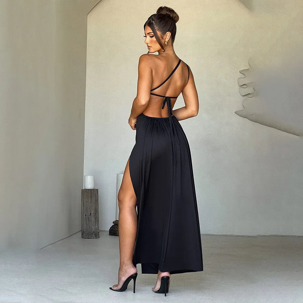 One-Shoulder Asymmetrical Dress