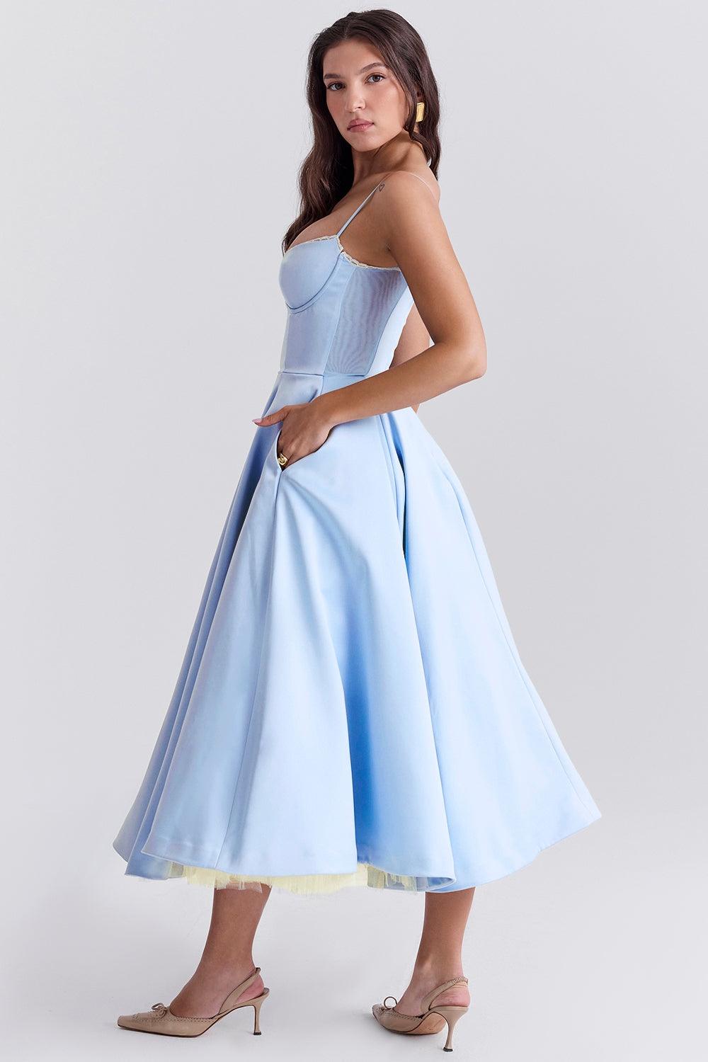 Cindi Tulle Midi Dress